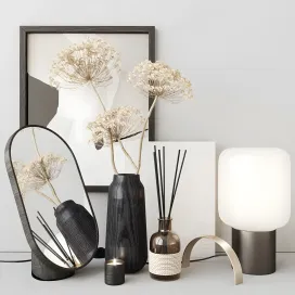 Decor with heracleum